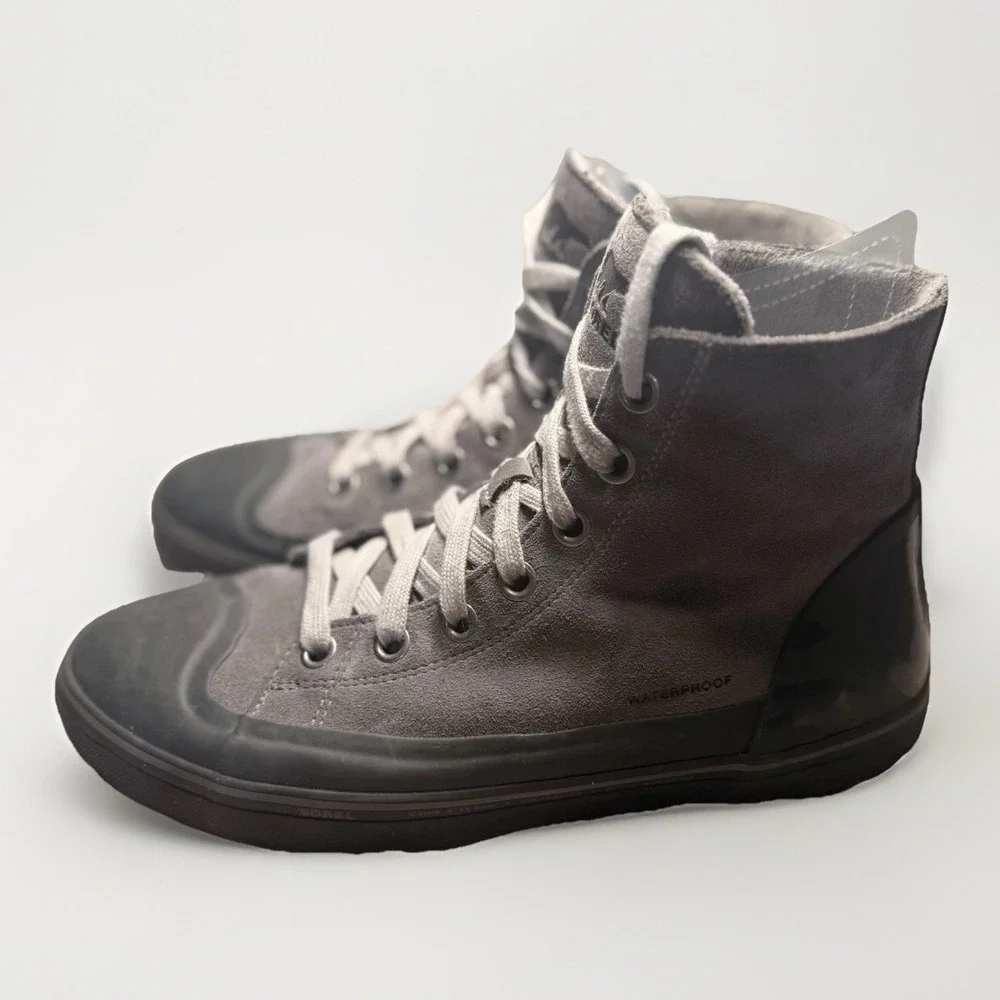 SOREL Men's Cheyanne Metro Waterproof Sneaker Boots Gray Suede Size 11.5